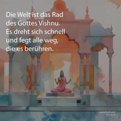 Bildzitate zum Thema Hinduismus von weisheit.art