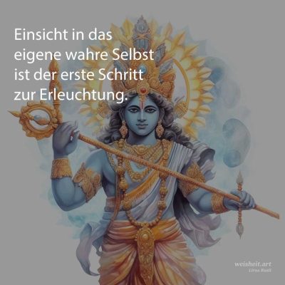 Bildzitate zum Thema Hinduismus von weisheit.art