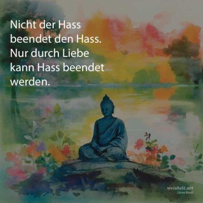 Bildzitate zum Thema Buddhismus von weisheit.art