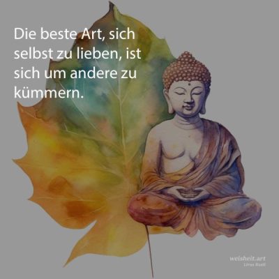 Bildzitate zum Thema Buddhismus von weisheit.art