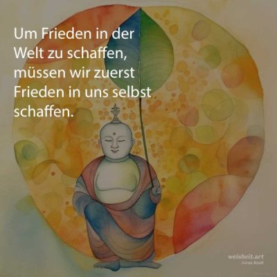 Bildzitate zum Thema Buddhismus von weisheit.art