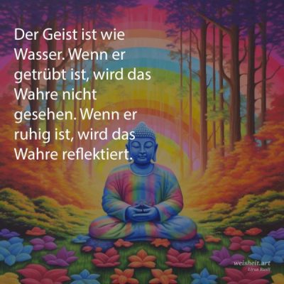Bildzitate zum Thema Buddhismus von weisheit.art