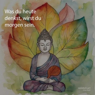 Bildzitate zum Thema Buddhismus von weisheit.art