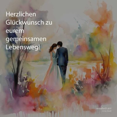 Bildzitate zum Thema Hochzeitswuensche von weisheit.art
