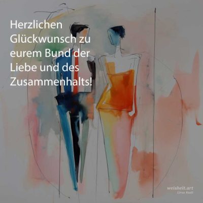 Bildzitate zum Thema Hochzeitswuensche von weisheit.art