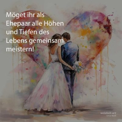 Bildzitate zum Thema Hochzeitswuensche von weisheit.art