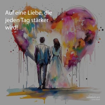 Bildzitate zum Thema Hochzeitswuensche von weisheit.art