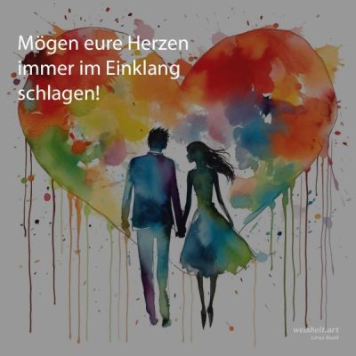 Bildzitate zum Thema Hochzeitswuensche von weisheit.art
