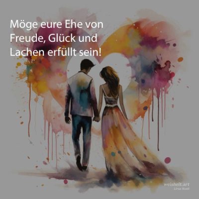 Bildzitate zum Thema Hochzeitswuensche von weisheit.art