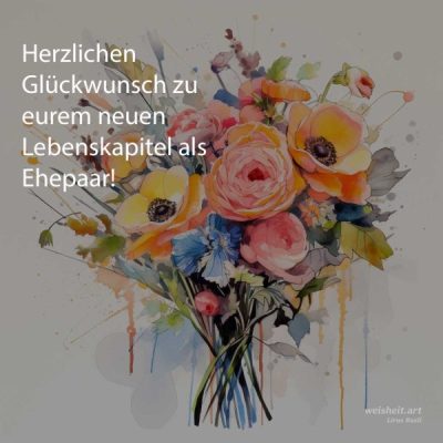 Bildzitate zum Thema Hochzeitswuensche von weisheit.art