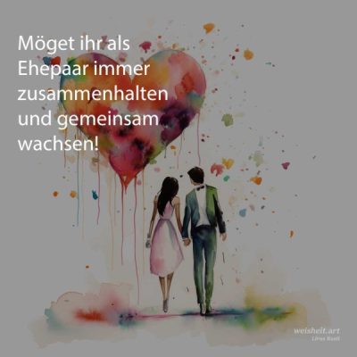 Bildzitate zum Thema Hochzeitswuensche von weisheit.art