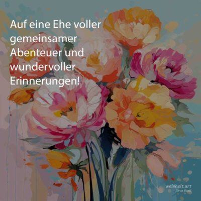Bildzitate zum Thema Hochzeitswuensche von weisheit.art
