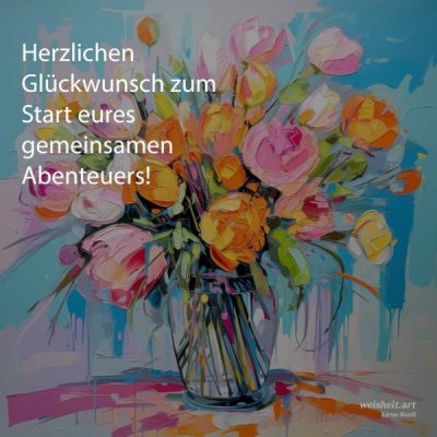 Bildzitate zum Thema Hochzeitswuensche von weisheit.art