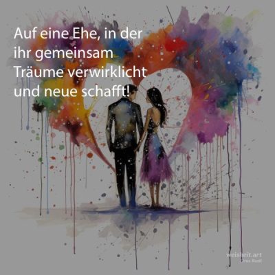 Bildzitate zum Thema Hochzeitswuensche von weisheit.art