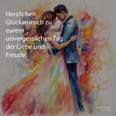 Bildzitate zum Thema Hochzeitswuensche von weisheit.art