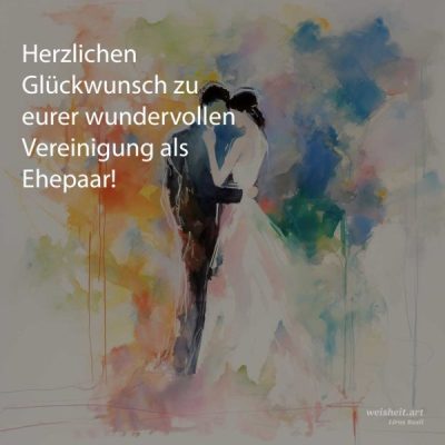 Bildzitate zum Thema Hochzeitswuensche von weisheit.art