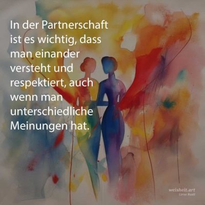 Bildzitate zum Thema Partnerschaft von weisheit.art