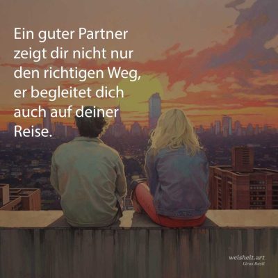 Bildzitate zum Thema Partnerschaft von weisheit.art