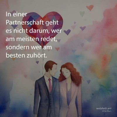 Bildzitate zum Thema Partnerschaft von weisheit.art