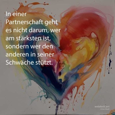 Bildzitate zum Thema Partnerschaft von weisheit.art