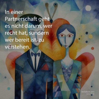 Bildzitate zum Thema Partnerschaft von weisheit.art