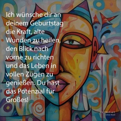 Bildzitate zum Thema Geburtstag von weisheit.art