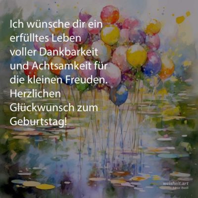 Geburtstagssprüche, Weisheiten, Zitate & vieles mehr Weisheit.art