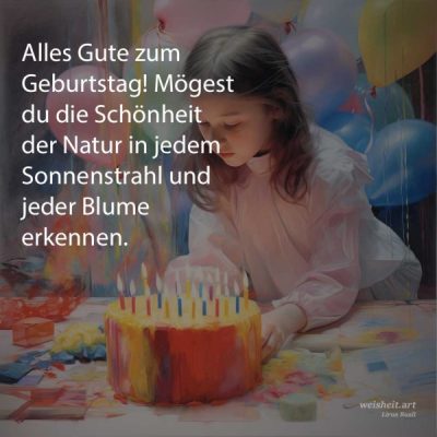 Bildzitate zum Thema Geburtstag von weisheit.art