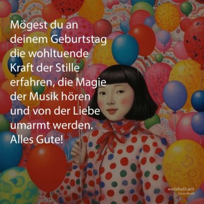 Bildzitate zum Thema Geburtstag von weisheit.art
