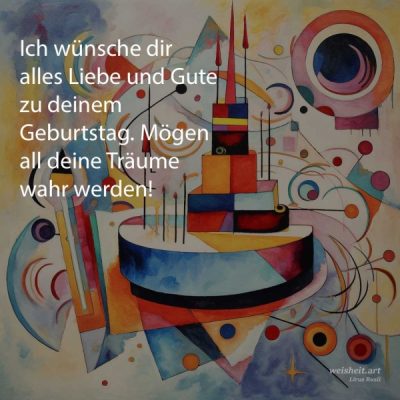 Bildzitate zum Thema Geburtstag von weisheit.art
