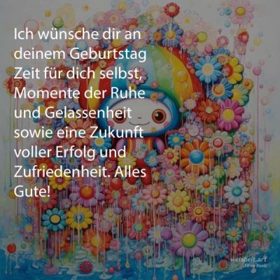 Bildzitate zum Thema Geburtstag von weisheit.art