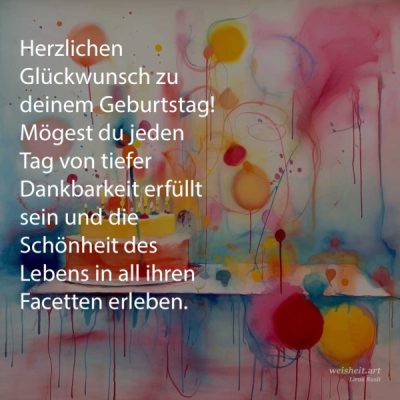 Bildzitate zum Thema Geburtstag von weisheit.art