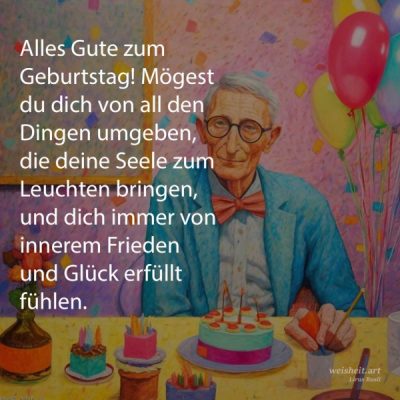 Bildzitate zum Thema Geburtstag von weisheit.art