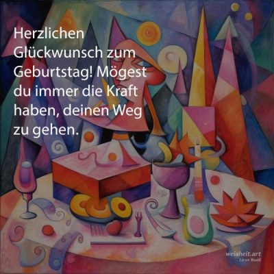 Bildzitate zum Thema Geburtstag von weisheit.art