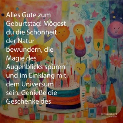 Bildzitate zum Thema Geburtstag von weisheit.art