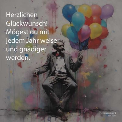 Bildzitate zum Thema Geburtstag von weisheit.art