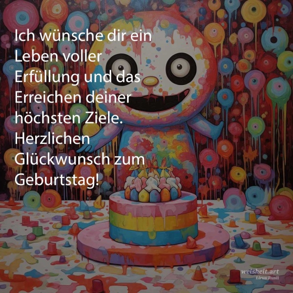 Kunstvolle Geburtstagswünsche & Geburtstagssprüche weisheit.art
