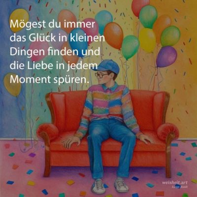 Bildzitate zum Thema Geburtstag von weisheit.art