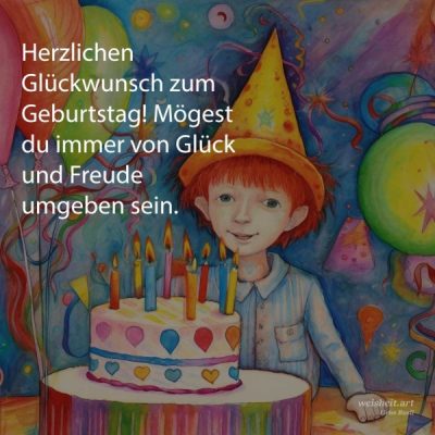 Bildzitate zum Thema Geburtstag von weisheit.art