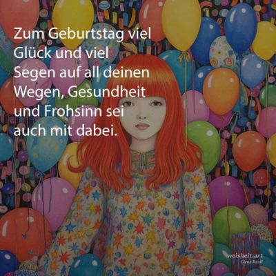 Bildzitate zum Thema Geburtstag von weisheit.art