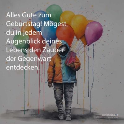 Bildzitate zum Thema Geburtstag von weisheit.art