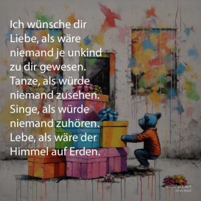 Bildzitate zum Thema Geburtstag von weisheit.art