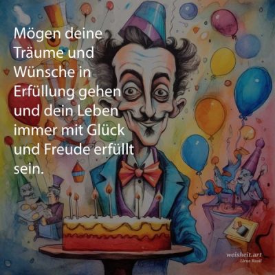 Bildzitate zum Thema Geburtstag von weisheit.art