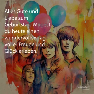 Bildzitate zum Thema Geburtstag von weisheit.art