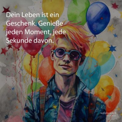 Bildzitate zum Thema Geburtstag von weisheit.art