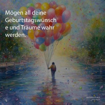 Bildzitate zum Thema Geburtstag von weisheit.art